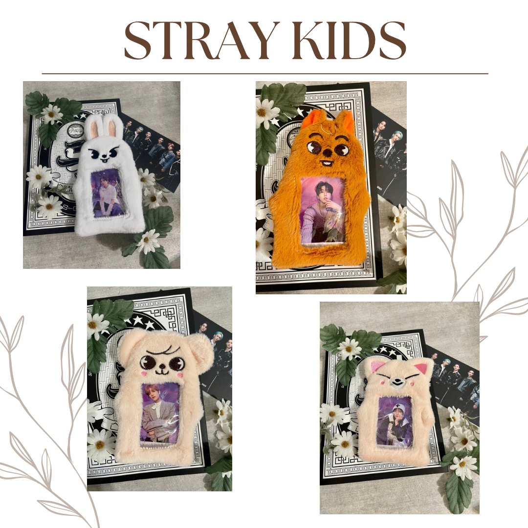Stray Kids SKZOO Plush Photocard Holder