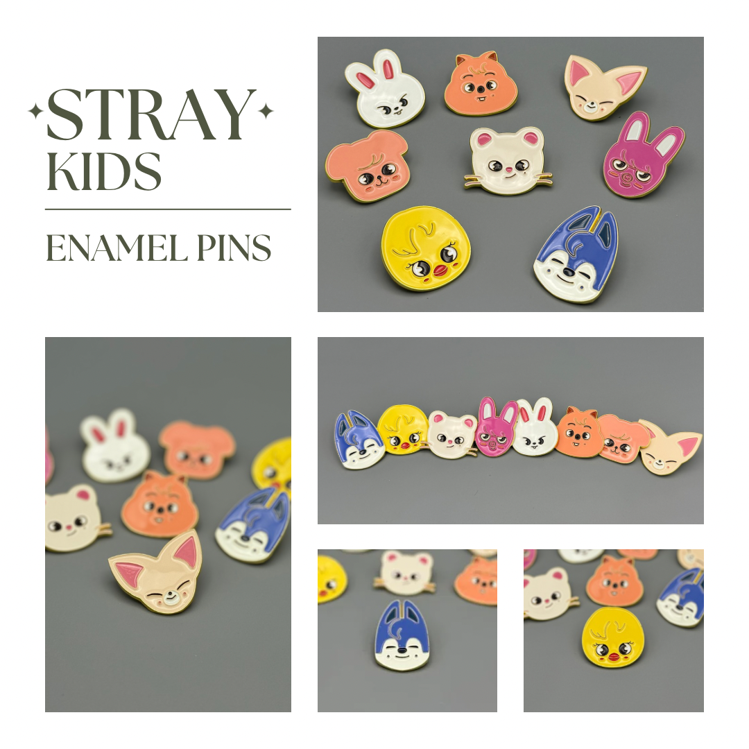 Stray Kids SKZOO Enamel Pins – Kpop Haven