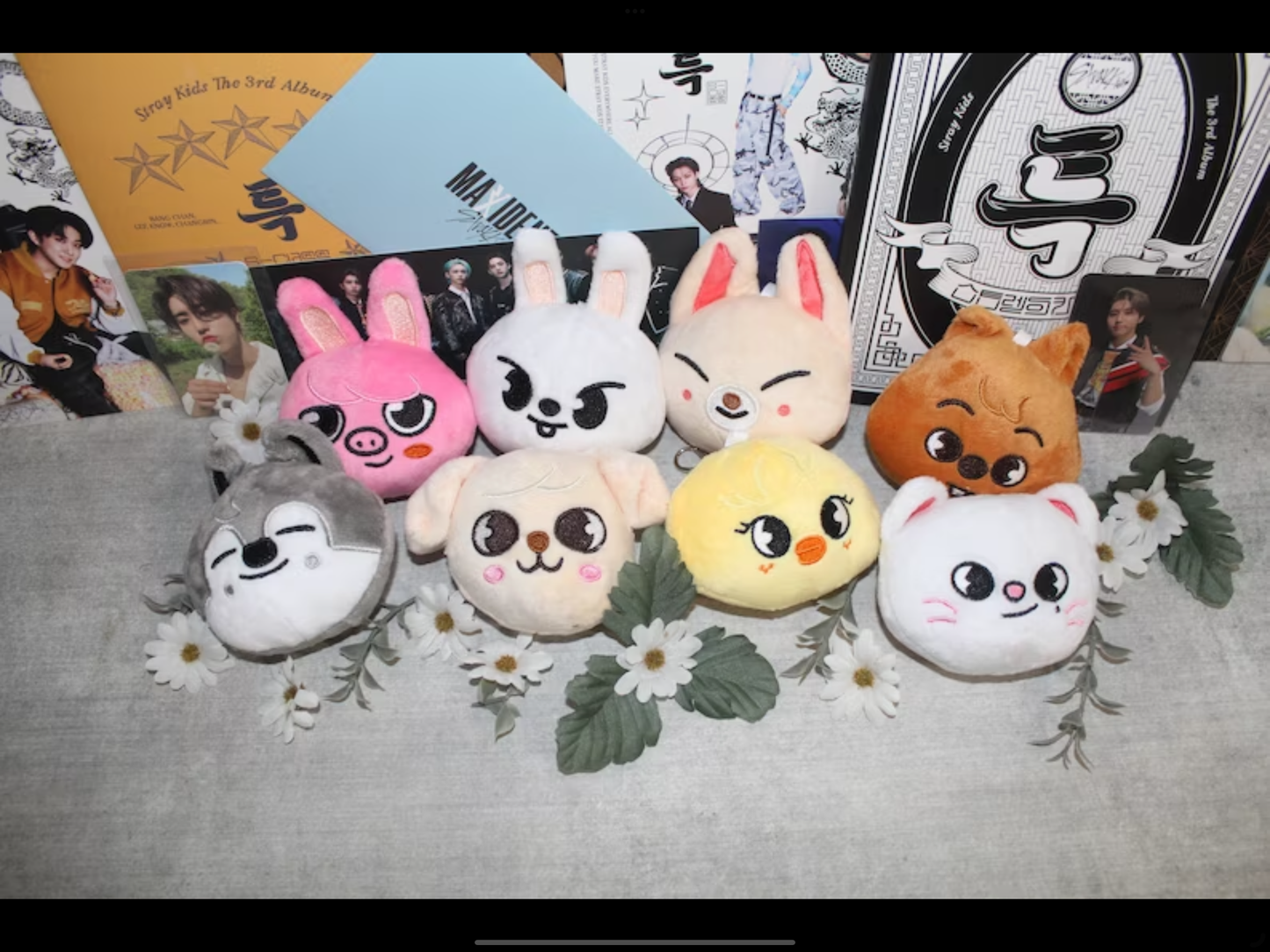 Stray Kids SKZOO Plushy Keychains