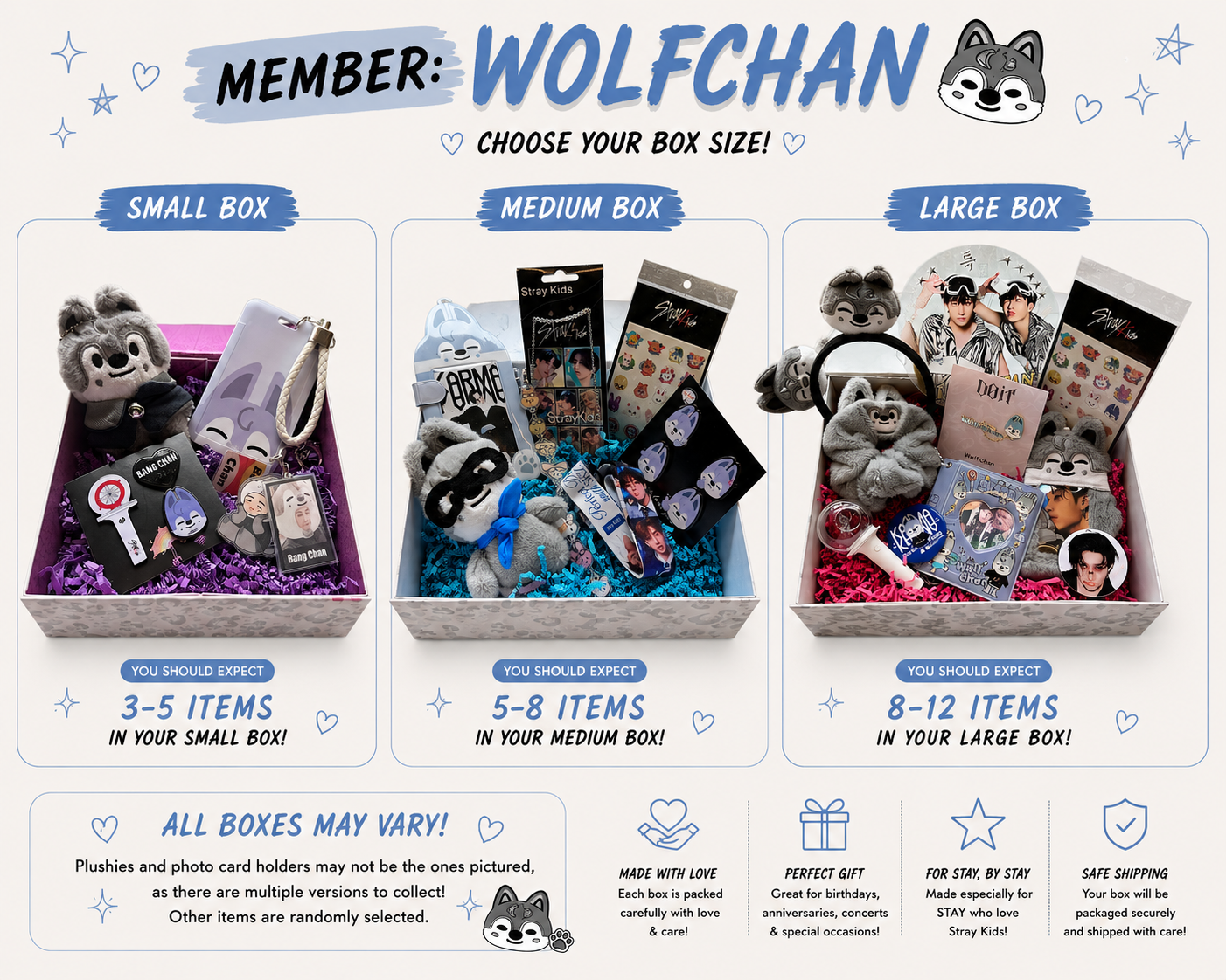 Stray Kids Bias Mystery Boxes