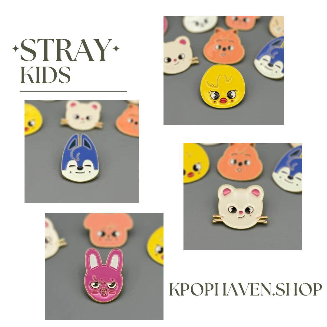 Stray Kids SKZOO Enamel Pins