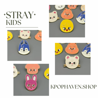 Stray Kids SKZOO Enamel Pins