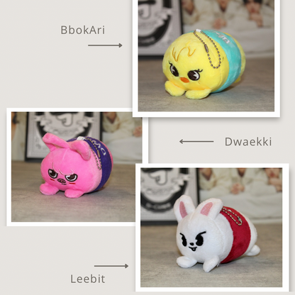 Stray Kids SKZOO Plushy Keychains