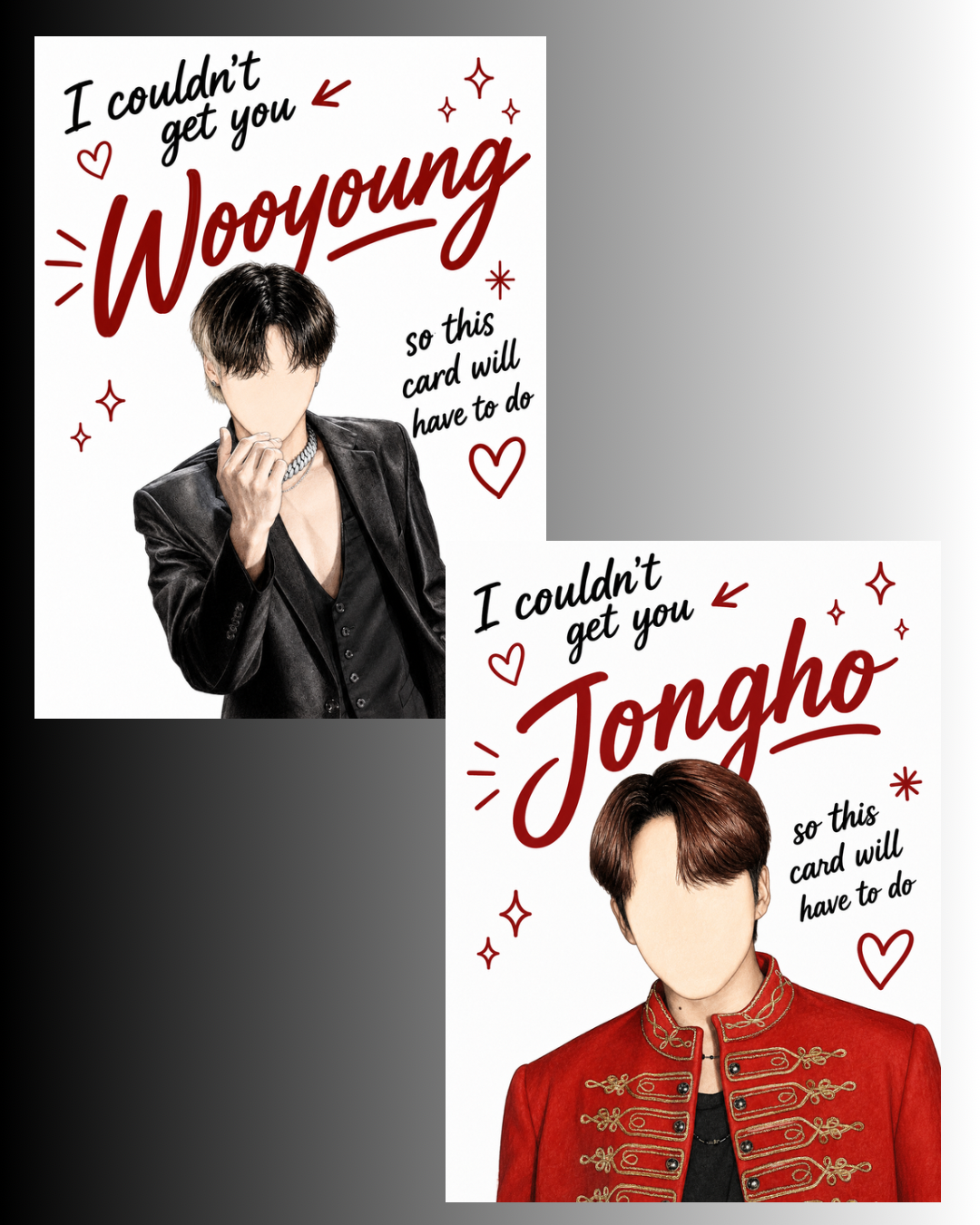 ATEEZ Greeting Cards, Birthday/Holiday Cards 5x7
