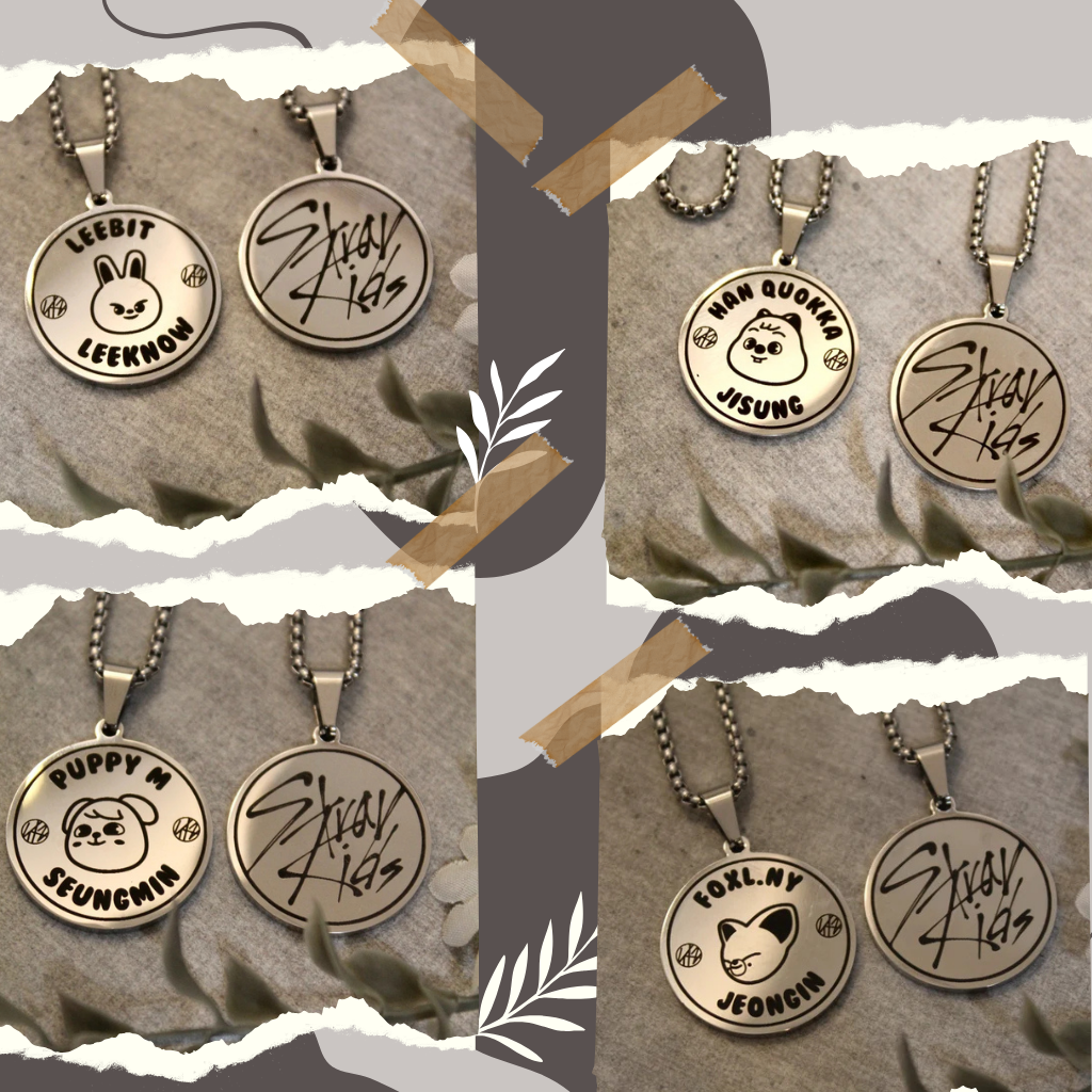Stray Kids SKZOO Sterling Silver Necklaces