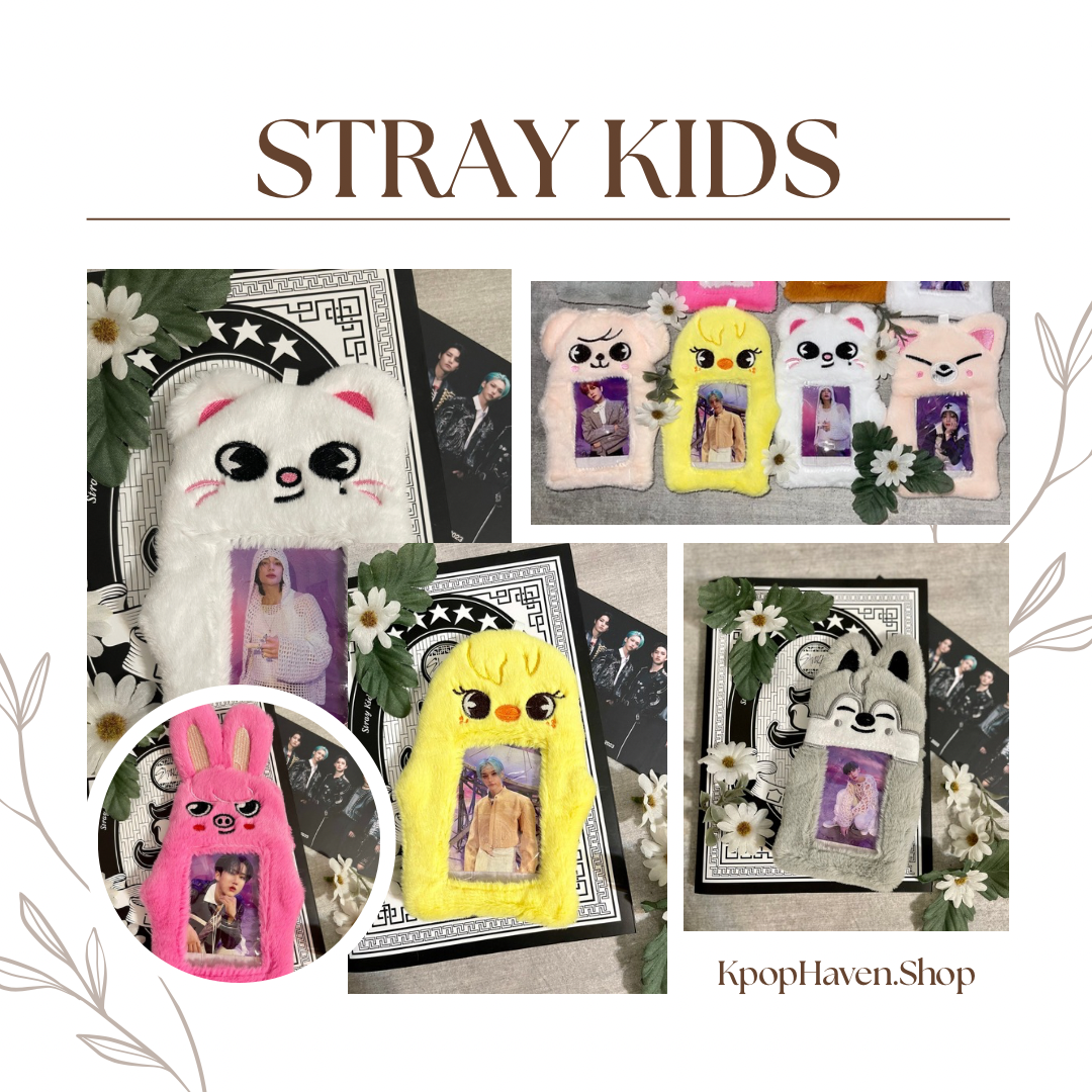 Stray Kids SKZOO Plush Photocard Holder