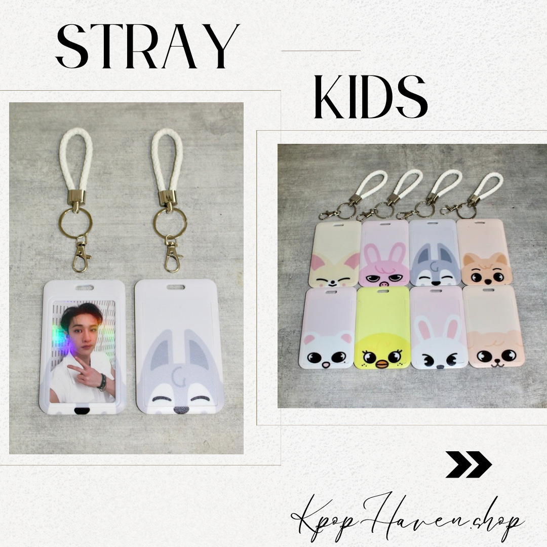 Stray Kids Photocard Holder Keychain - FREE PC Included