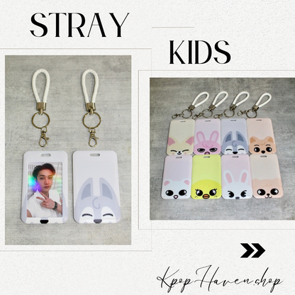 Stray Kids Photocard Holder Keychain - FREE PC Included