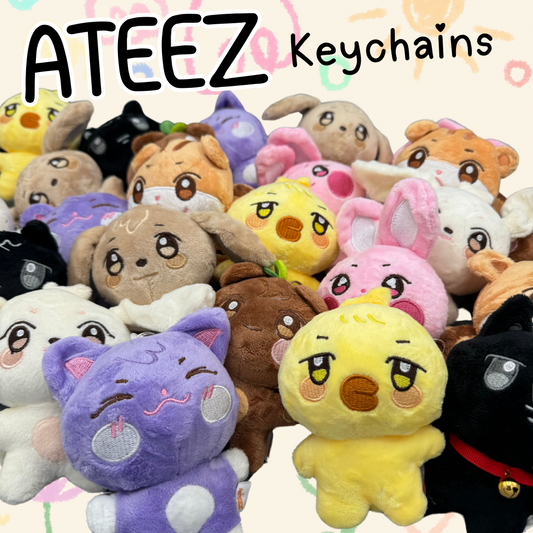 ATEEZ ANITEEZ Plush Keychains