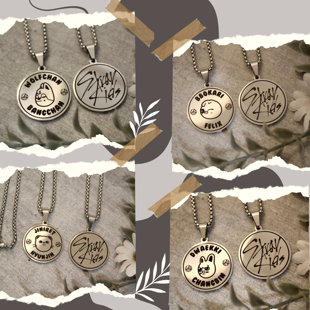 Stray Kids SKZOO Sterling Silver Necklaces
