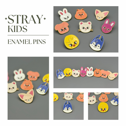 Stray Kids SKZOO Enamel Pins