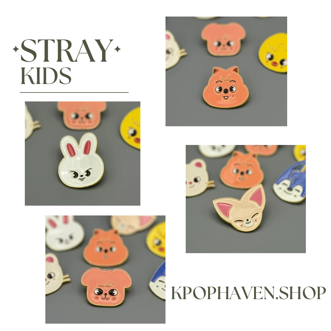 Stray Kids SKZOO Enamel Pins