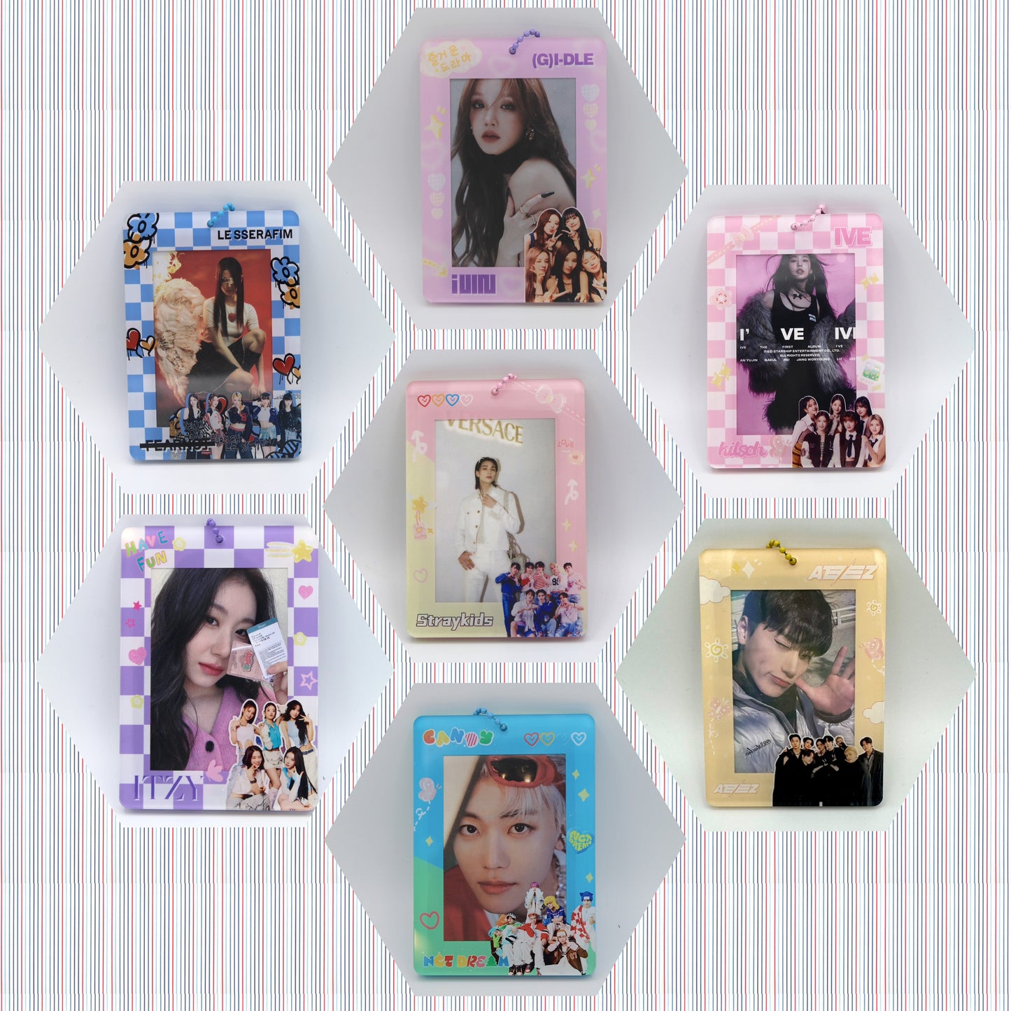 KPOP Acrylic Photo Card Holders