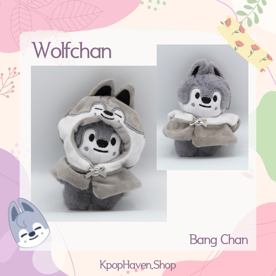 Stray Kids SKZOO Plush Keychain with SKZOO Hood