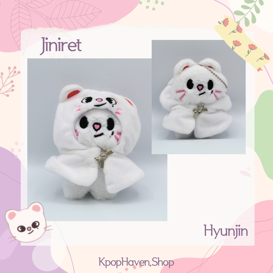 Stray Kids SKZOO Plush Keychain with SKZOO Hood