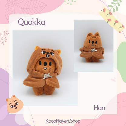 Stray Kids SKZOO Plush Keychain with SKZOO Hood