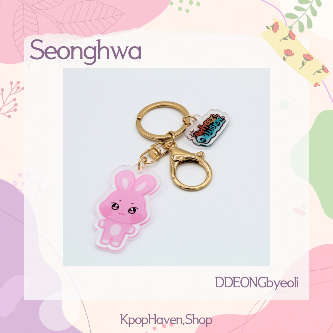 ATEEZ Aniteez Keychains, Acrylic