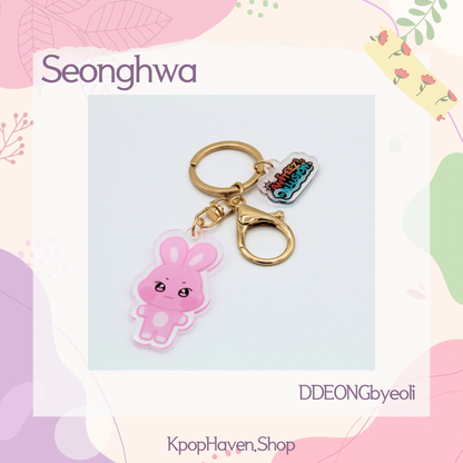 ATEEZ Aniteez Keychains, Acrylic