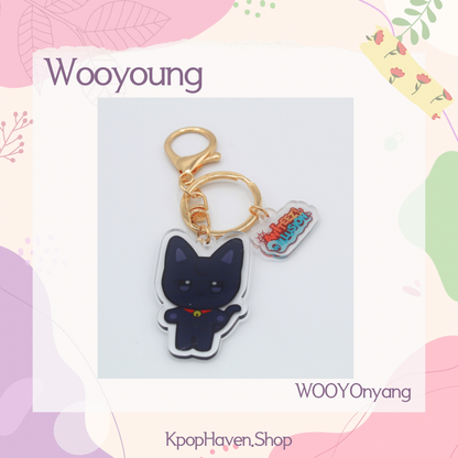 ATEEZ Aniteez Keychains, Acrylic