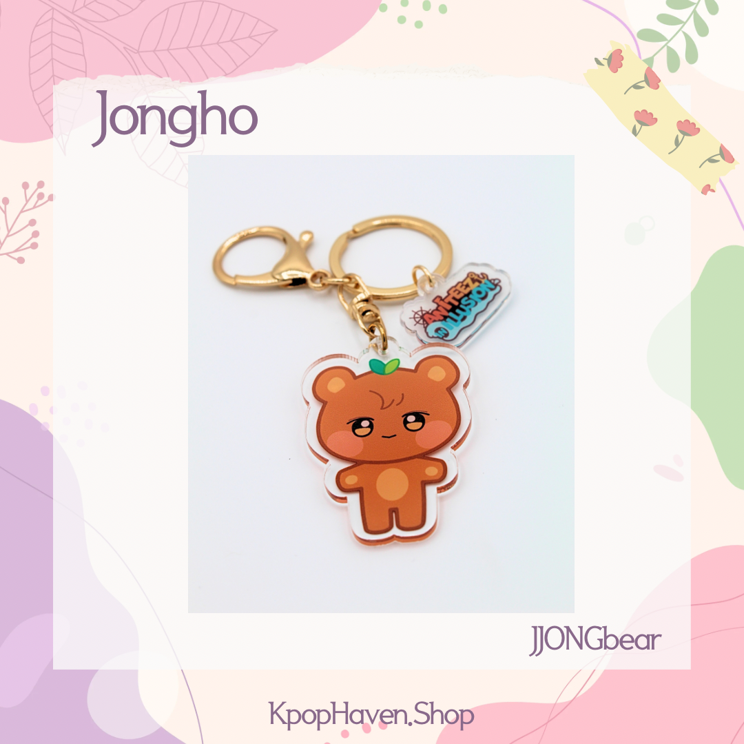 ATEEZ Aniteez Keychains, Acrylic