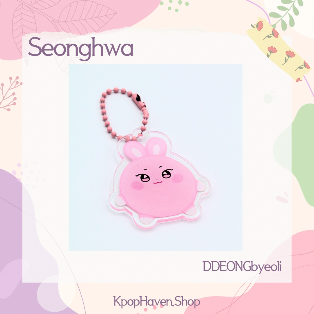 ATEEZ Aniteez Keychains, Acrylic