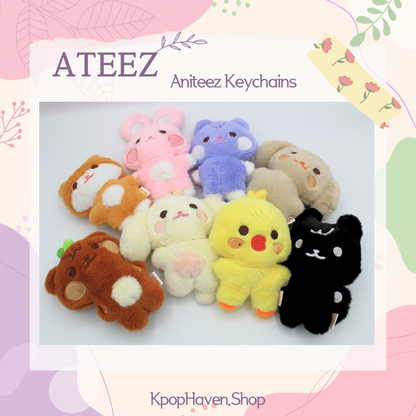 ATEEZ ANITEEZ Plush Keychains