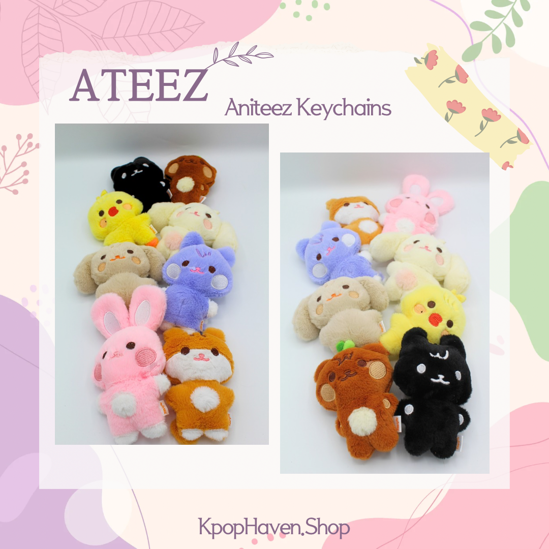 ATEEZ ANITEEZ Plush Keychains