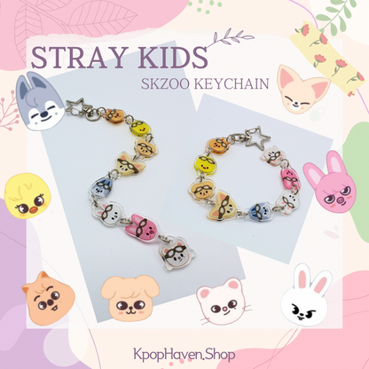 Stray Kids SKZOO Pilot Keychain
