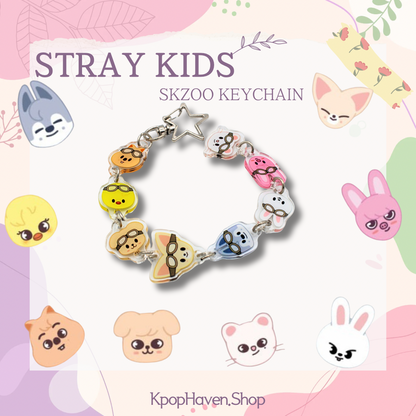 Stray Kids SKZOO Pilot Keychain
